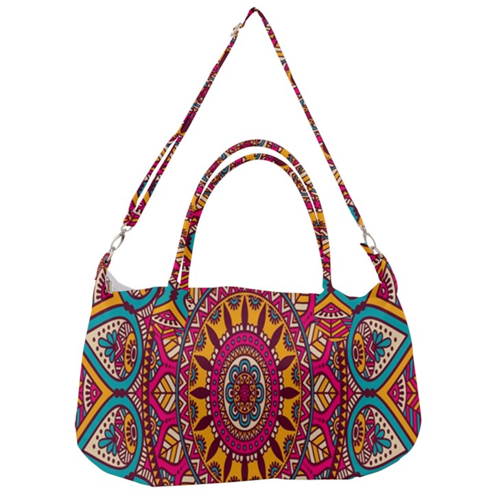 Buddhist Mandala Removal Strap Handbag