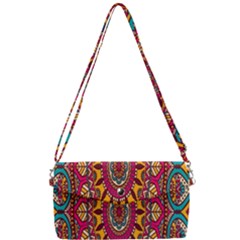 Buddhist Mandala Removable Strap Clutch Bag by nateshop