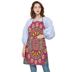 Buddhist Mandala Pocket Apron by nateshop