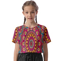 Buddhist Mandala Kids  Basic Tee by nateshop