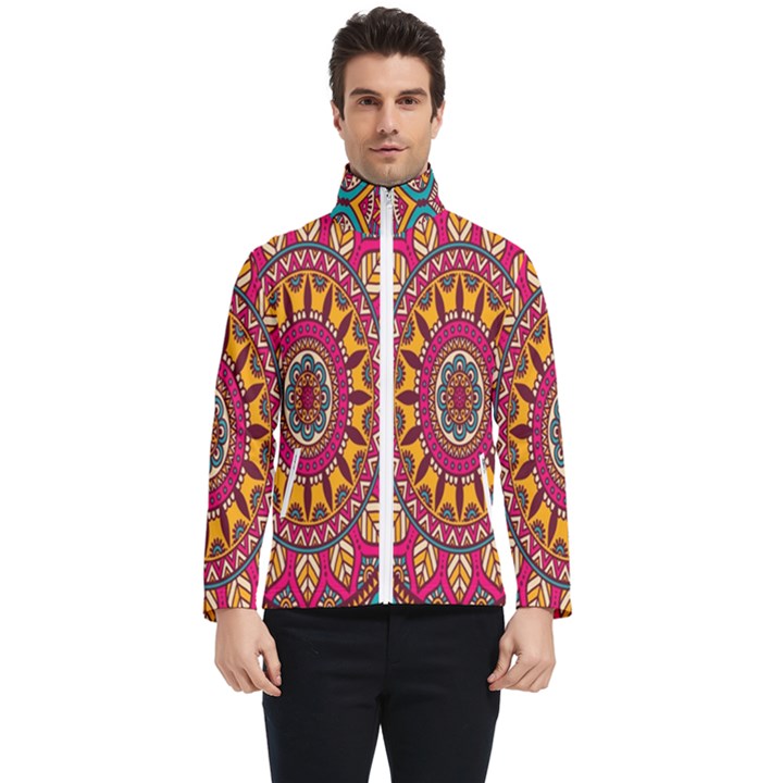 Buddhist Mandala Men s Bomber Jacket