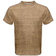 Burlap Texture Men s Cotton Tee by nateshop