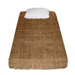 Burlap Texture Fitted Sheet (single Size)