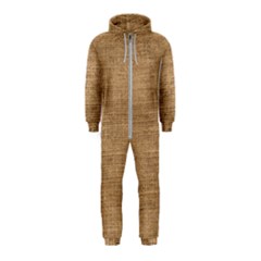 Burlap Texture Hooded Jumpsuit (kids) by nateshop