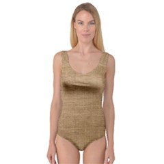 Burlap Texture Princess Tank Leotard  by nateshop