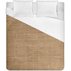 Burlap Texture Duvet Cover (california King Size) by nateshop