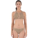 Burlap Texture Perfectly Cut Out Bikini Set View1