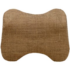 Burlap Texture Head Support Cushion by nateshop