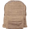 Burlap Texture Giant Full Print Backpack View1