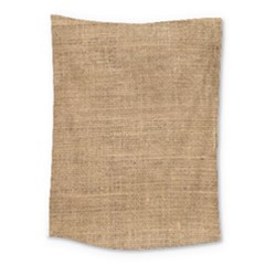 Burlap Texture Medium Tapestry by nateshop