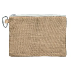 Burlap Texture Canvas Cosmetic Bag (xl) by nateshop