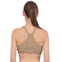 Burlap Texture Basic Training Sports Bra View2