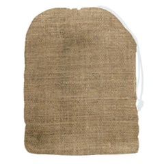 Burlap Texture Drawstring Pouch (3xl) by nateshop