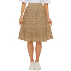 Burlap Texture Classic Short Skirt by nateshop