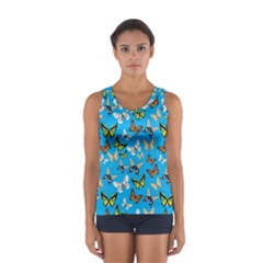 Butterflies Sport Tank Top 