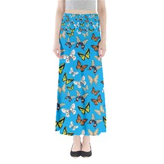 Butterflies Full Length Maxi Skirt by nateshop