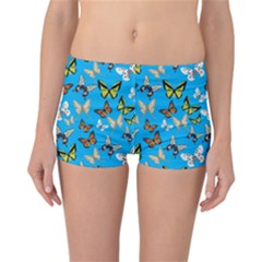 Butterflies Reversible Boyleg Bikini Bottoms by nateshop