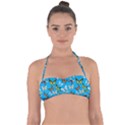 Butterflies Halter Bandeau Bikini Top View1