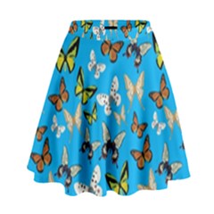 Butterflies High Waist Skirt by nateshop