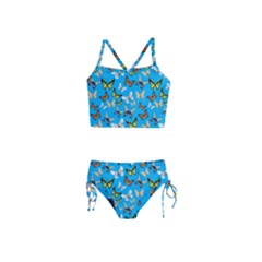 Butterflies Girls  Tankini Swimsuit by nateshop