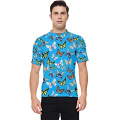 Butterflies Men s Short Sleeve Rash Guard by nateshop