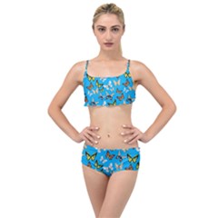 Butterflies Layered Top Bikini Set by nateshop