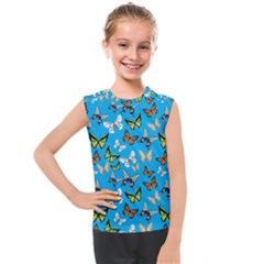 Butterflies Kids  Mesh Tank Top by nateshop