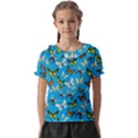 Butterflies Kids  Frill Chiffon Blouse View1