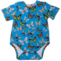 Butterflies Baby Short Sleeve Onesie Bodysuit by nateshop