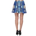 Cobalt on gold symmetry Skater Skirt View2