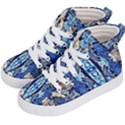 Cobalt on gold symmetry Kids  Hi-Top Skate Sneakers View2