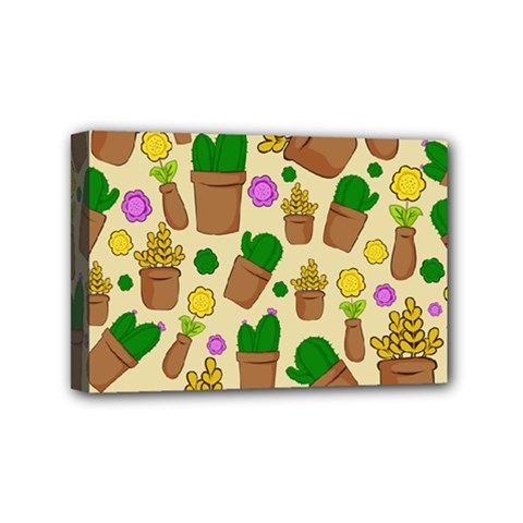 Cactus Mini Canvas 6  X 4  (stretched) by nateshop