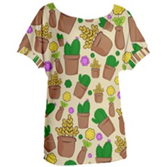 Cactus Women s Oversized Tee by nateshop