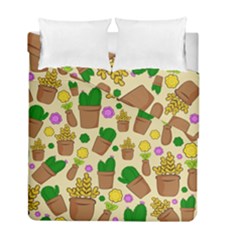 Cactus Duvet Cover Double Side (full/ Double Size) by nateshop