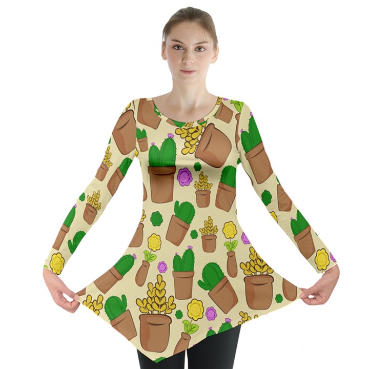 Cactus Long Sleeve Tunic 