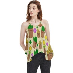 Cactus Flowy Camisole Tank Top by nateshop