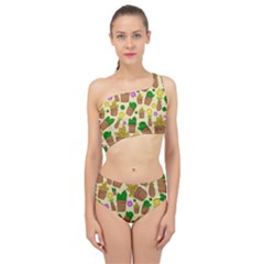 Cactus Spliced Up Two Piece Swimsuit by nateshop