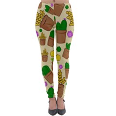 Cactus Lightweight Velour Leggings by nateshop