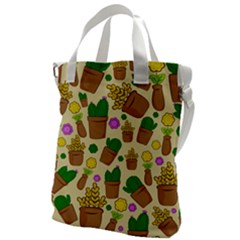 Cactus Canvas Messenger Bag by nateshop