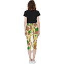 Cactus Inside Out Lightweight Velour Capri Leggings  View4