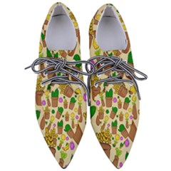 Cactus Pointed Oxford Shoes by nateshop