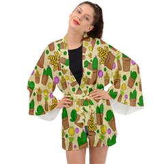 Cactus Long Sleeve Kimono by nateshop