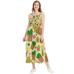 Cactus Boho Sleeveless Summer Dress by nateshop