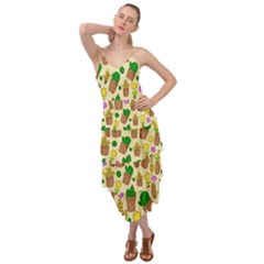 Cactus Layered Bottom Dress by nateshop