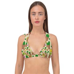 Cactus Double Strap Halter Bikini Top by nateshop