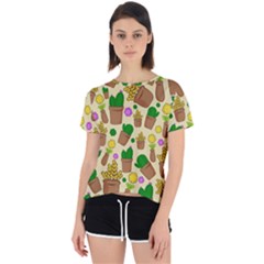 Cactus Open Back Sport Tee by nateshop