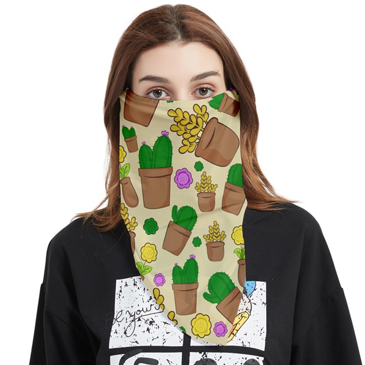 Cactus Face Covering Bandana (Triangle)