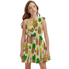 Cactus Kids  One Shoulder Party Dress by nateshop