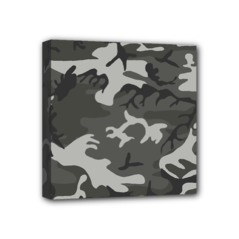 Camouflage Mini Canvas 4  X 4  (stretched) by nateshop