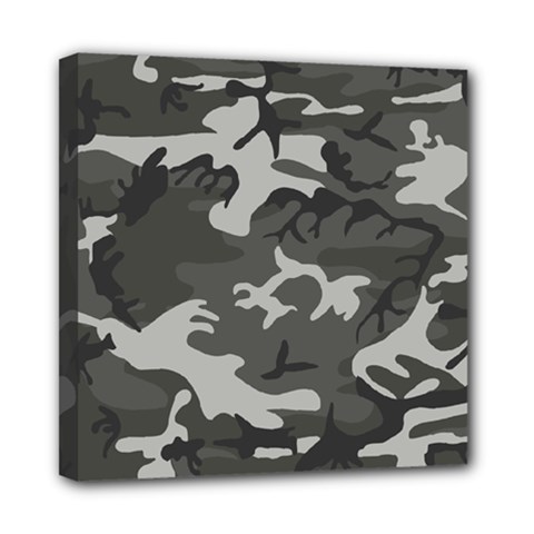 Camouflage Mini Canvas 8  X 8  (stretched) by nateshop